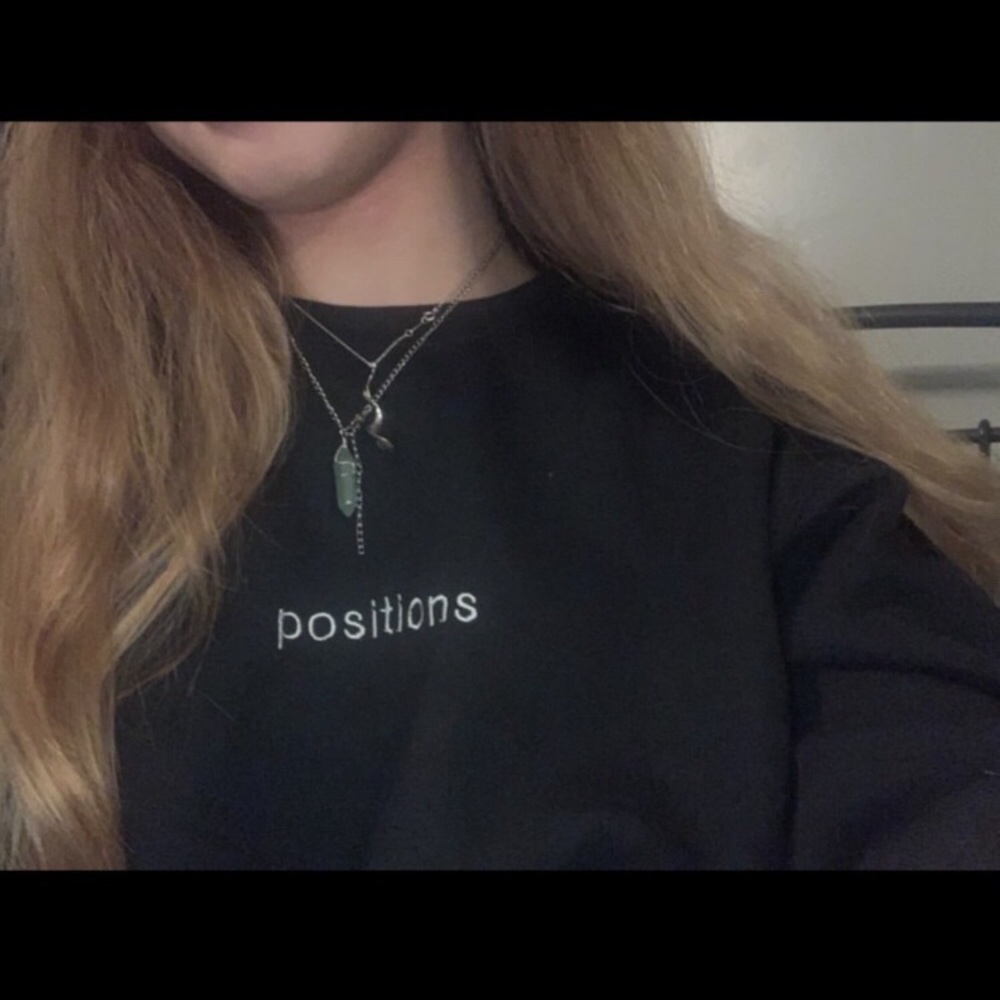 Ariana grande embroidered crewneck